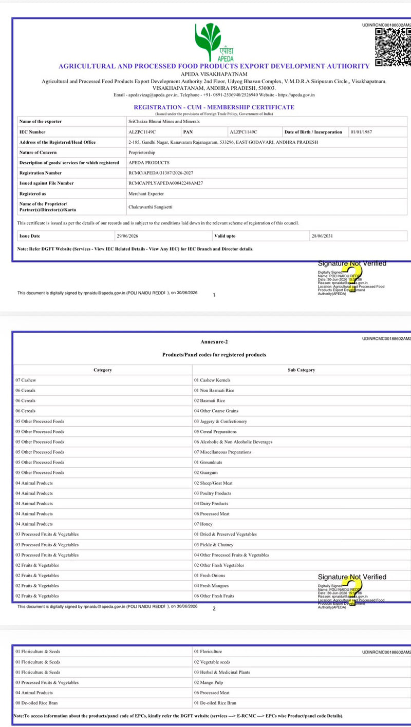 Merchant Exporter License